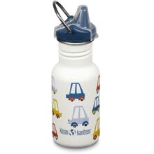 Kid Classic Narrow Sippy vattenflaska med pip 355 ml, cars