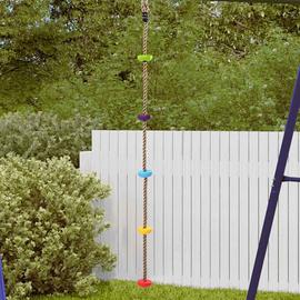 vidaXL Kiipeilyköysi Lapsille 200 cm Alustoilla
