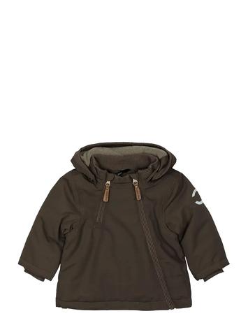 mikk-line Nylon Baby Jacket - Solid Outerwear Jackets & Coats Anoraks Purple Mikk-line