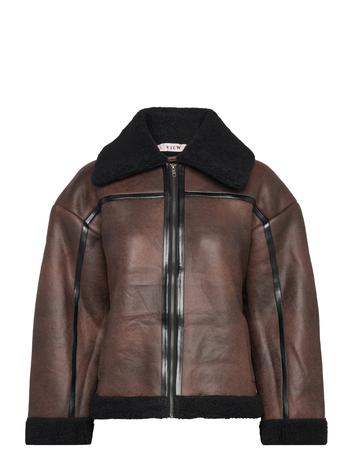 A-View Alise Coat Nahkatakki Brown A-View