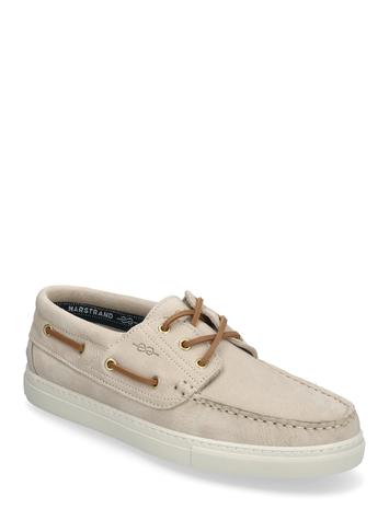 Marstrand 3-Eye Nbk Marstrand Loaferit Matalat Kengät Khaki Green Marstrand