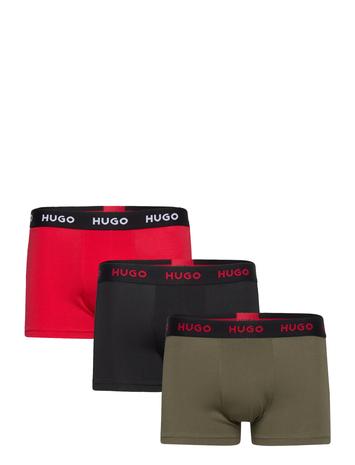 HUGO Trunk Triplet Pack Bokserit Black HUGO