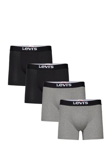 Levi'sÂ® Levis Men Solid Basic Boxer Brief Org Co 4P Ecom Bokserit Black Levi'sÂ®