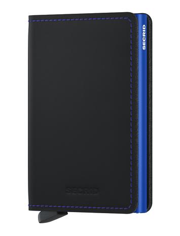 Secrid Sm-Black & Blue Bags Card Holders & Wallets Card Holder Black Secrid