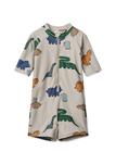 Liewood Max Printed Swim Jumpsuit Swimwear Uv Clothing Uv Suits Cream Liewood