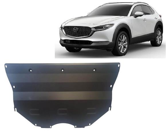 Pohjapanssari moottorille Mazda CX-30 (2020?), terästä