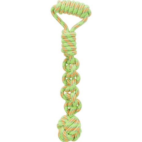 Trixie Playing Rope With Woven-In Ball Braid Mix Ø 8 / 38 cm