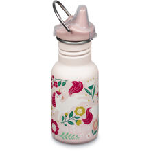 Kid Classic Narrow Sippy vattenflaska med pip 355 ml, leaping unicorns