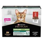 Purina Pro Plan Märkä kissan steriloitu naudanliha 10 x 85 g