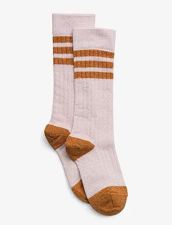 mp Denmark Merle Glitter Knee Socks Socks & Tights Socks Pink Mp Denmark