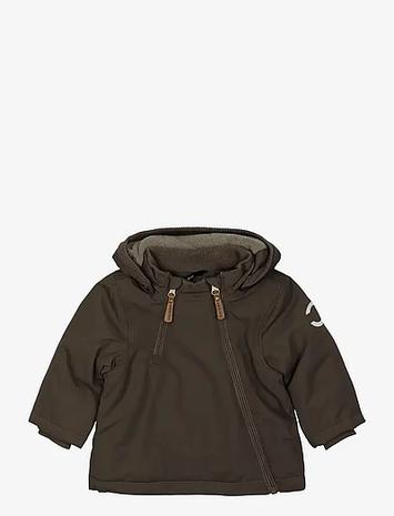 mikk-line Nylon Baby Jacket - Solid Outerwear Jackets & Coats Anoraks Purple Mikk-line