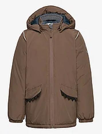 mikk-line Winter Jacket 3D Outerwear Jackets & Coats Winter Jackets Brown Mikk-line