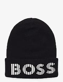 BOSS Pull On Hat Accessories Headwear Hats Beanie Black BOSS