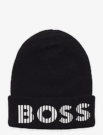 BOSS Pull On Hat Accessories Headwear Hats Beanie Black BOSS