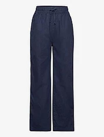 GANT Cotton Linen Pants Bottoms Trousers White GANT