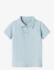 name it Nmmfene Ss Polo Tops T-shirts Polo Shirts Short-sleeved Polo Shirts Blue Name It