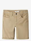 name it Nkmsilas Isak Lshort Twi 3122-Mf Tb Noos Bottoms Shorts Khaki Green Name It