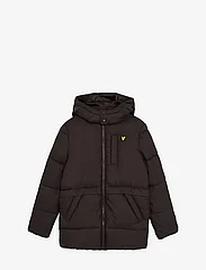 Lyle & Scott Ripstop Quilted Puffer Coat Outerwear Jackets & Coats Quilted Jackets Black Lyle & Scott
