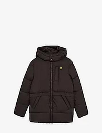 Lyle & Scott Ripstop Quilted Puffer Coat Outerwear Jackets & Coats Quilted Jackets Black Lyle & Scott