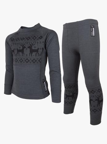 Lindberg Kåbdalis Aluskerrasto Merino, Anthracite, 90
