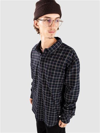 Element Button Down Regular Flannel Paita tartan blue Miehet