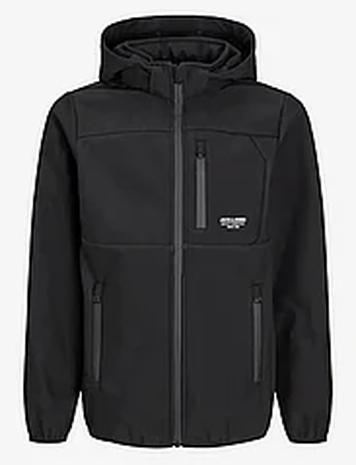 Jack & Jones Jjtheo Softshell Jacket Noos Jnr Outerwear Softshells Softshell Jackets Black Jack & J S