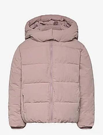 Mango Hood Quilted Coat Toppatakki Pink Mango