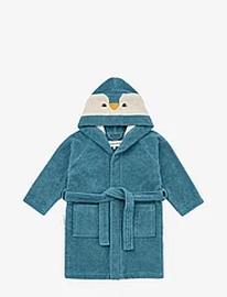 Liewood Lily Penguin Bathrobe Aamutakki Kylpytakki Blue Liewood