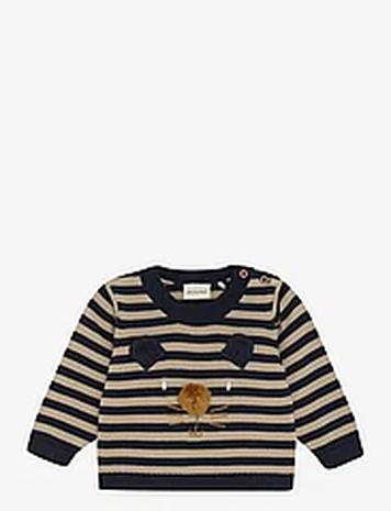 Minymo Pullover Knit Tops Knitwear Pullovers Multi/patterned Minymo