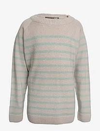 Hanevild Bertil Blouse Tops Knitwear Pullovers Beige Hanevild
