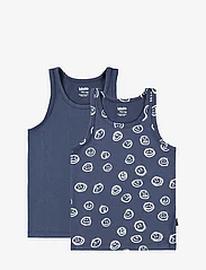 Molo Jayden 2-Pack Tops Vests Navy Molo