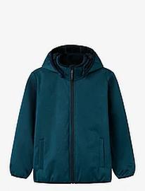 name it Nknmada08 Jacket Solid Fo Outerwear Rainwear Jackets Blue Name It