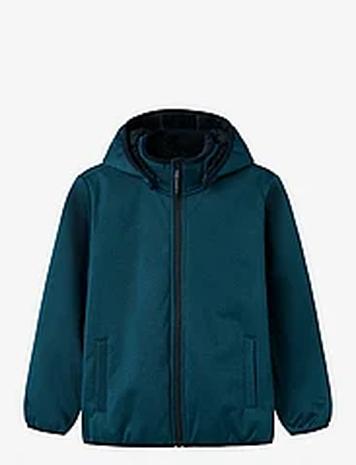 name it Nknmada08 Jacket Solid Fo Outerwear Rainwear Jackets Blue Name It