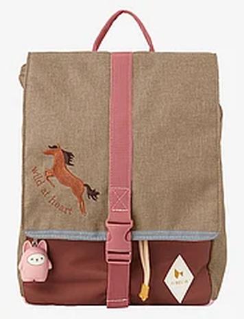 Fabelab Backpack - Small - Wild At Heart Accessories Bags Backpacks Multi/patterned Fabelab