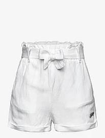 Tommy Hilfiger Linen Pull On Short Bottoms Shorts Blue Tommy Hilfiger