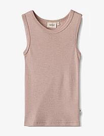 Wheat Wool Singlet Iggy Tops T-shirts Sleeveless Grey Wheat