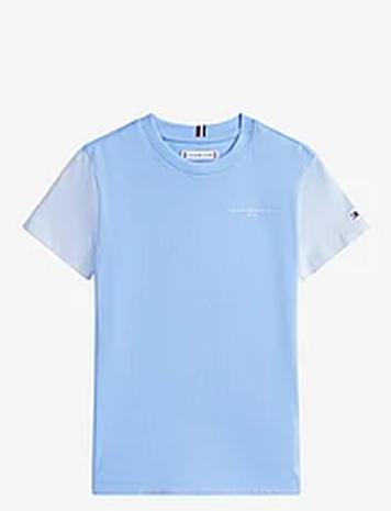 Tommy Hilfiger U Mini Corp Logo Tee Ss Tops T-shirts Short-sleeved Blue Tommy Hilfiger