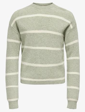 Kids Only Kogfranca Short L/S Stripe Knt Noos Tops Knitwear Pullovers Multi/patterned Kids Only