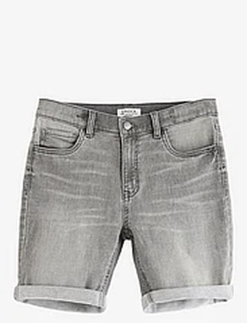 Lindex Shorts Denimjersey Staffan Bottoms Shorts Grey Lindex