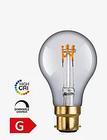 e3light E3 Led Vintage A60 B22 Spiral Dä¦mpbar Plastik Home Lighting Lighting Bulbs Nude E3light