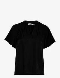 b.young Byhacca Blouse - Tops Blouses Short-sleeved Blue B.young