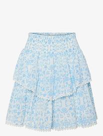 YAS Yasvips Hw Skirt S. Skirts Short Skirts Blue YAS