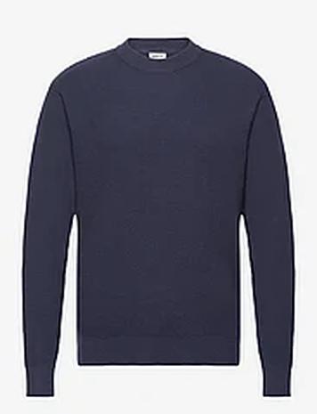 Solid Sdhami Tops Knitwear Round Necks Cream Solid