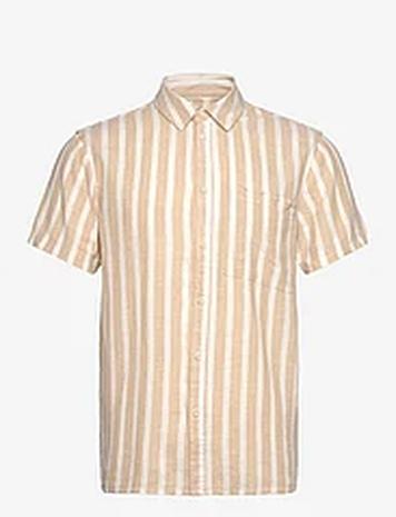 Solid Sdfried Tops Shirts Short-sleeved Grey Solid
