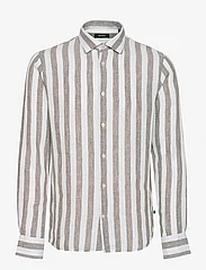 Matinique Mamarc Short Tops Shirts Linen Shirts Green Matinique