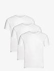 Tommy Hilfiger Stretch Cn Tee Ss 3Pack Tops T-shirts Short-sleeved Black Tommy Hilfiger