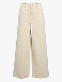Object Objyale Mw Lo Pant E Ss Fair Bottoms Trousers Suitpants Beige Object