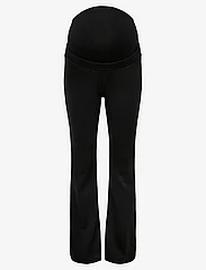 Only Maternity Olmfever Stretch Flaired Pants Jrs Noos Bottoms Trousers Flared Black Only Maternity