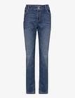 Lindex Trouser Denim Lilly Mid Blue Bottoms Jeans Slim Blue Lindex