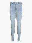 Gina Tricot Molly High Waist Jeans Bottoms Jeans Skinny Blue Gina Tricot